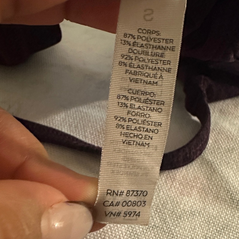 ALO Yoga Maroon Bralette - Picture 4 of 9